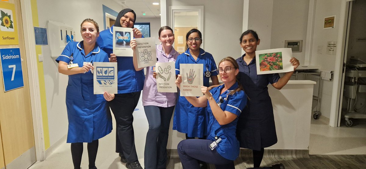 <a href="/RCOTeamCAU/">TeamCAU</a> promoting our focus of the week, which is infection control and hand hygiene and patient education and also the promotion of the flu vaccine.🦠🐛<a href="/RochdaleCO_NHS/">Rochdale Care Organisation</a> #catchitkillit #IPC #infectioncontrol #norovirus