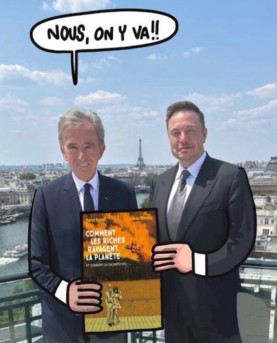 Juan Mendez et moi aurons la chance d’être en rencontre/dédicace samedi 12  octobre à 10h30 à la librairie Quartier Libre à Uccle (Bruxelles), pour notre album ‘Comment les riches ravagent la  planète’. Bienvenue à toutes et à tous…
quartierlibre.coop/rencontres/374…