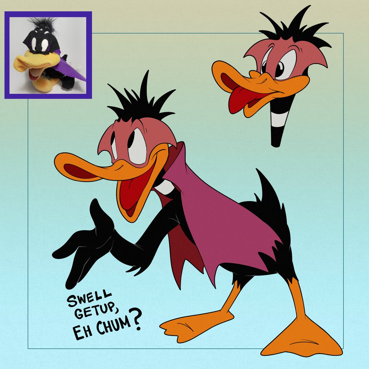 loopa23's tweet image. This Daffy plush planted some kind of idea in my head