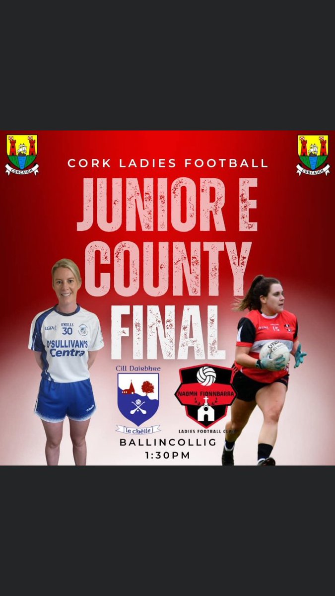 Best wishes to our Ladies footballers <a href="/KdyLadiesClub/">Kildorrery Ladies</a> Sunday in County Final!