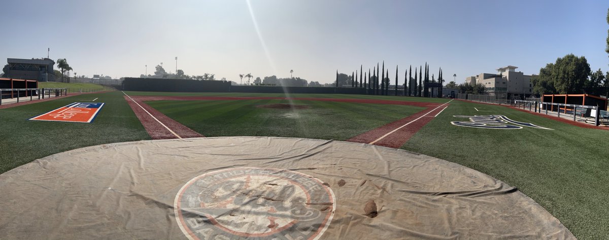 The beautiful Citrus College baseball field!