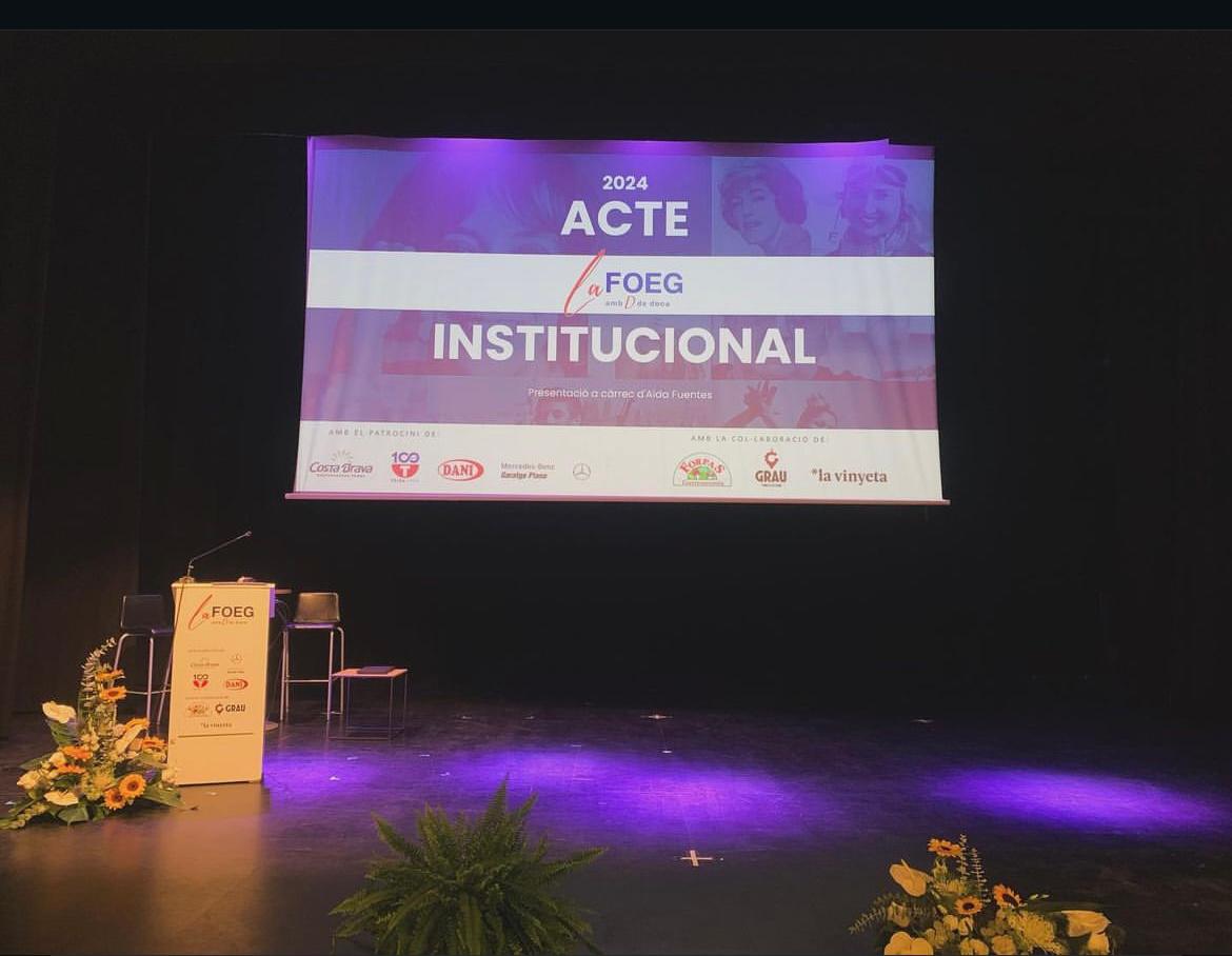 Comença l’acte institucional 2024, aquest any amb D de dona!

Gràcies als patrocinadors i col·laboradors: Costa Brava Mediterranean Foods, <a href="/Teisa1920/">TEISA - Transports Elèctrics Interurbans</a> Garatge Plana, Conserves Dani, Vins i Licors Grau, <a href="/la_vinyeta/">*la vinyeta</a> , Forpas 

Esperem gaudiu de la vetllada!🍾