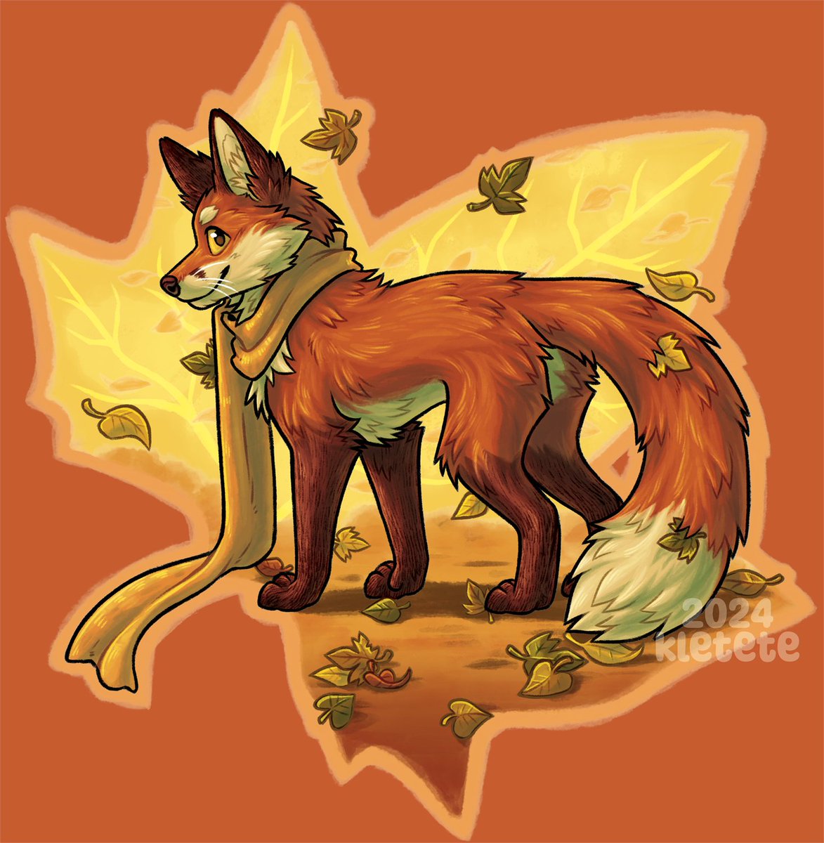 🍁🦊🍁
Another design I did for <a href="/TheFoxNestStore/">The Fox Nest</a> :)