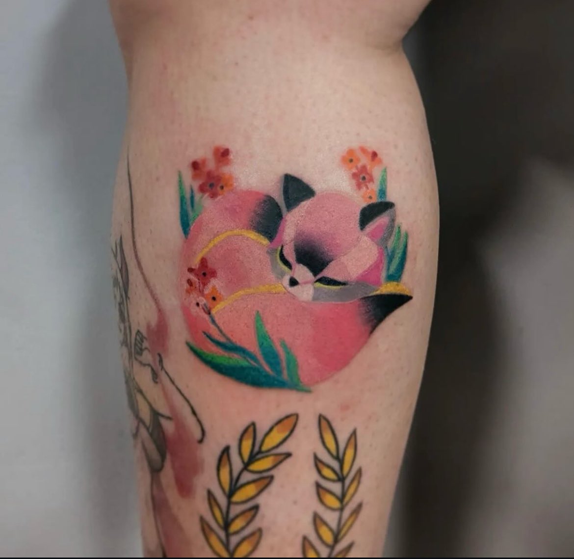 Inkn0ut's tweet photo. Sleeping fox done by @nana.inkxo 

@inkn0ut #inknout 
#tattoos #tattooideas #torontotattooartist #tattooart #tattoolife #inked #tattoooftheday #toronto #torontolife #torontovibes #torontoartist #torontoblogger #torontotattooartist #torontotattoos #torontotattooshop #tattooed https://t.co/SLTCwDSYtj