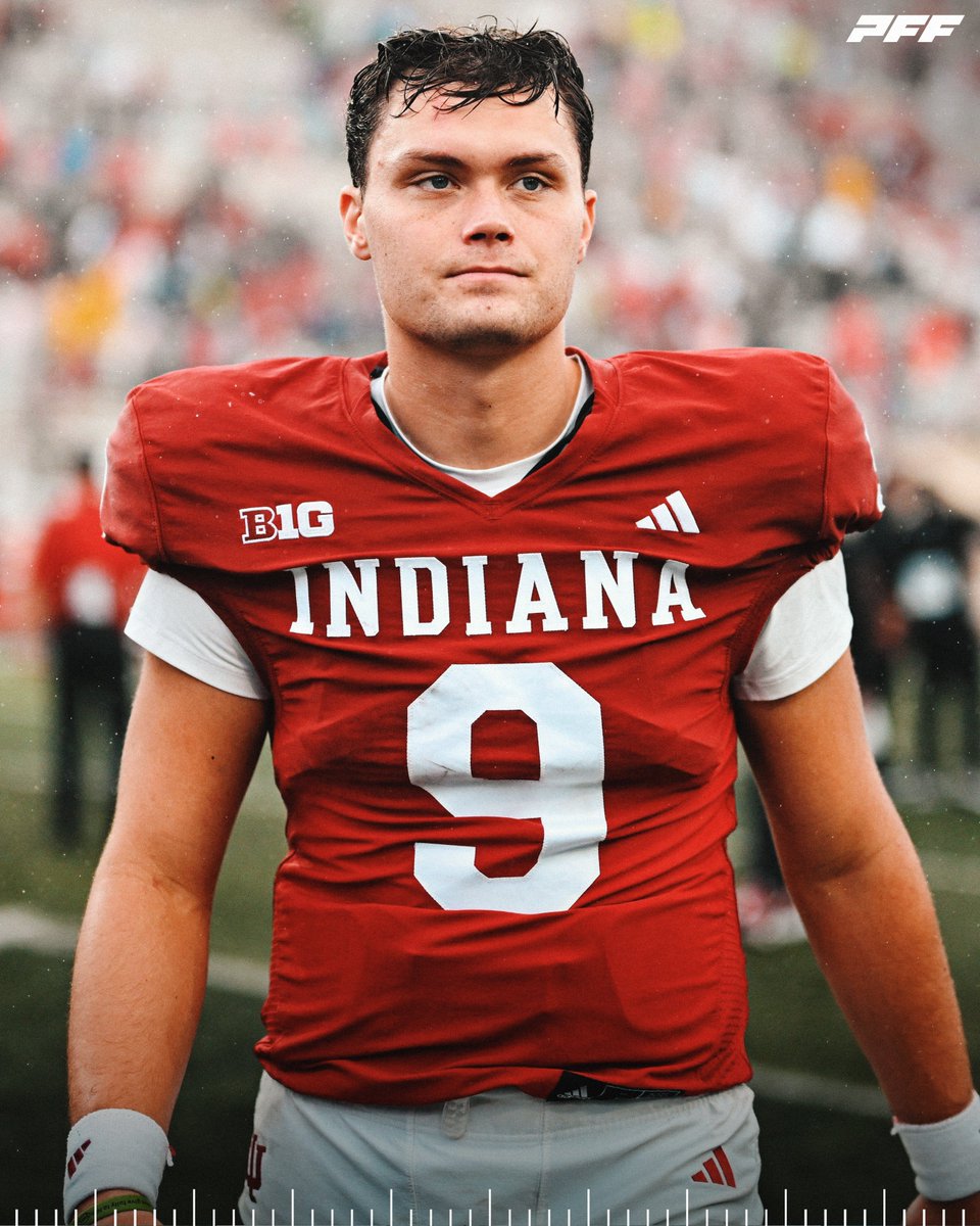 PFF College (@pff_college) on Twitter photo Highest Graded Big Ten Quarterback:
🎯 Kurtis Rourke, Indiana: 90.0
<a href="/IndianaFootball/">Indiana Football</a> Highest Graded Big Ten Quarterback:
🎯 Kurtis Rourke, Indiana: 90.0
<a href="/IndianaFootball/">Indiana Football</a>