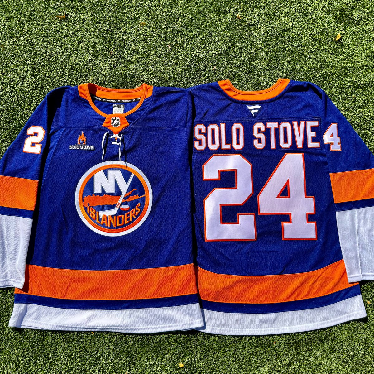 These new <a href="/NYIslanders/">New York Islanders</a> sweaters are straight 🔥.

Repost/RT for a chance to win our personalized jersey that will fire you up all #Isles season long!