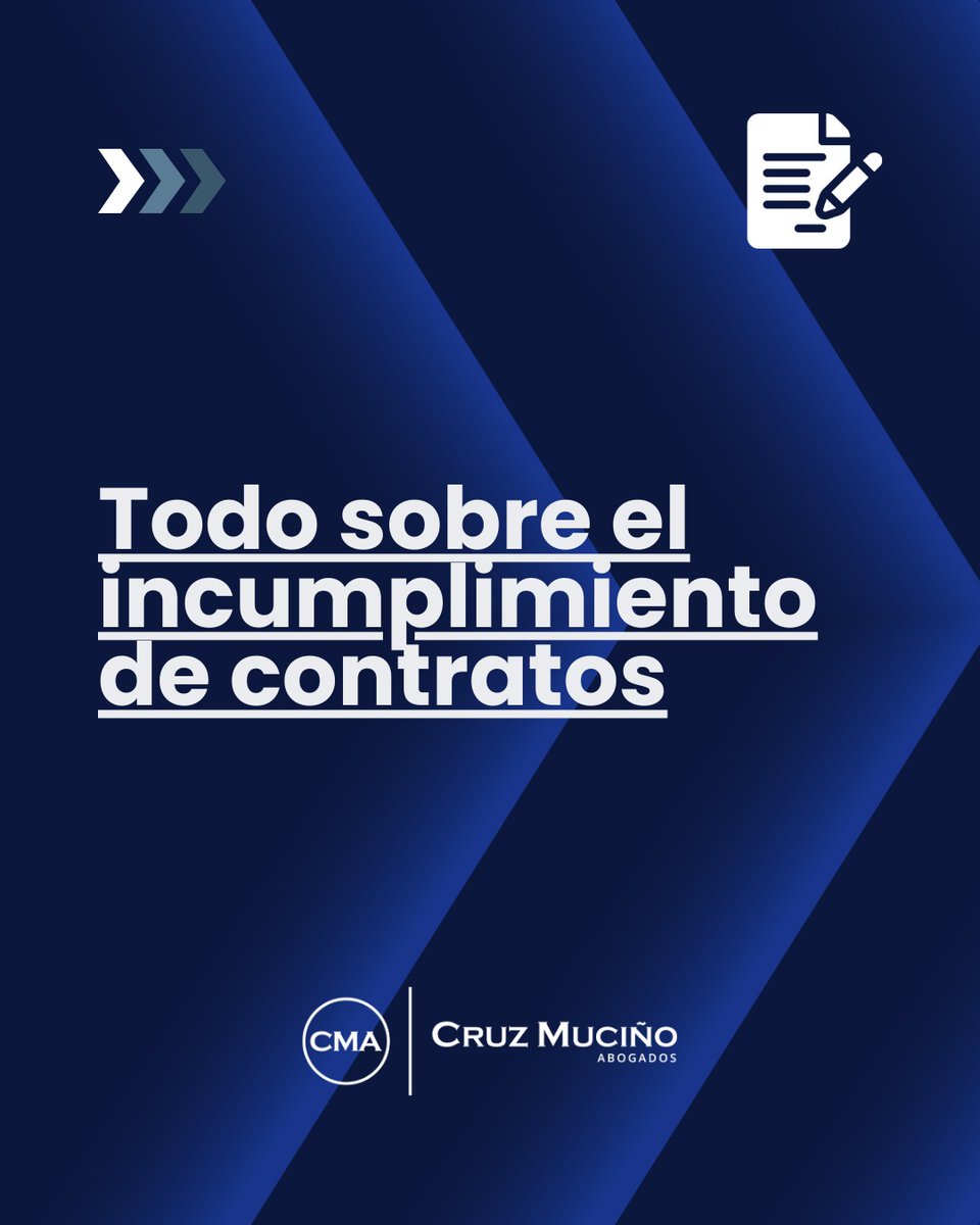 CMAabogados's tweet photo. 🚨 Cuidado con el incumplimiento de contratos

Enfrentar un incumplimiento de contrato puede traer problemas que afectan tus derechos, pero no te preocupes, en CMA Abogados estamos aquí para guiarte.  ⚖️

#CMAAbogados #ConsultoríaLegal #AbogadosMéxico https://t.co/z1MCDNAAP1