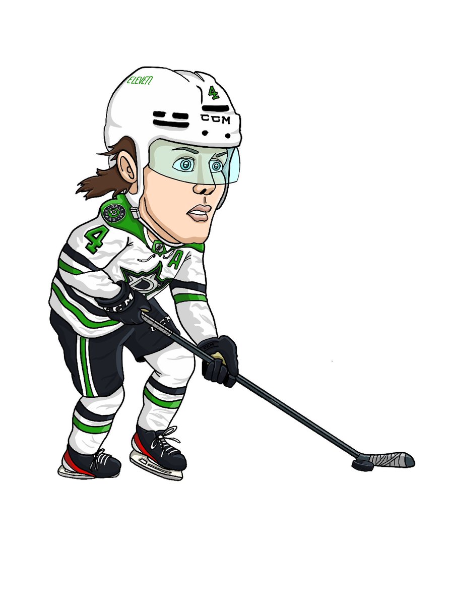 teddy17111's tweet photo. With the #NHL season up and running and in honour of the @DallasStars opener in a few hours, thought I'd post some of the player illustrations I did last season #Texashockey #DallasStars https://t.co/ZjC1ikBABA
