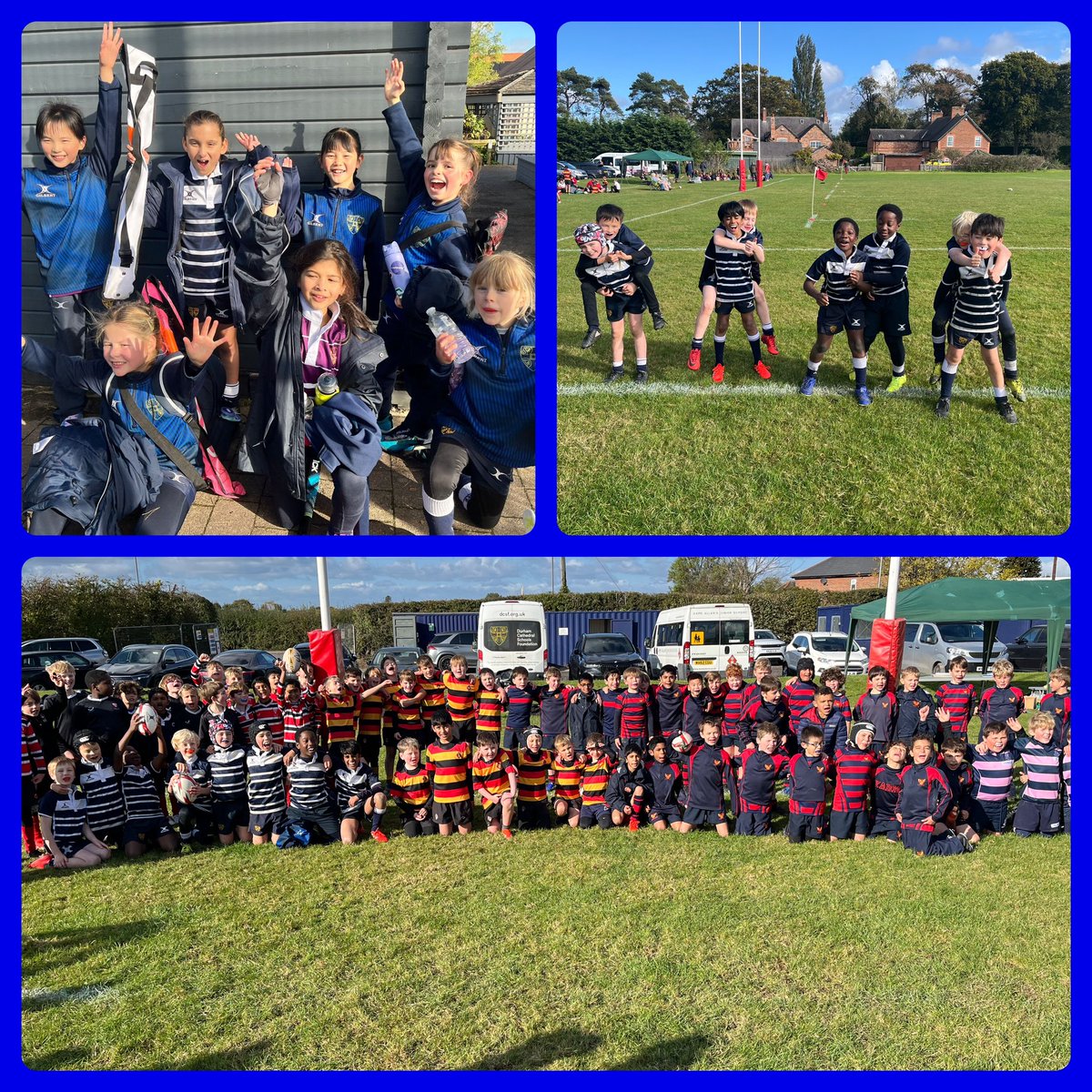 Thank you  <a href="/YarmSchool/">Yarm School</a> for a brilliant day of U9 Rugby and Hockey! 🏉🏑😁