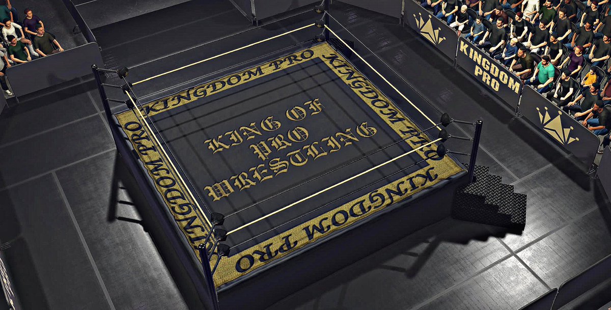 KingdomPro2K's tweet photo. Good news folks, The Kingdom Pro King Of Pro Wrestling arena is up on Community Creations with the tag #KingdomPro. https://t.co/6ZDNwH10tP