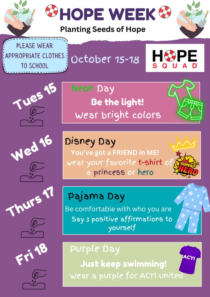 ACYIEagles's tweet photo. Hope Week Oct 15-18 https://t.co/yTBPSAEfoS https://t.co/iOp4acgPzd