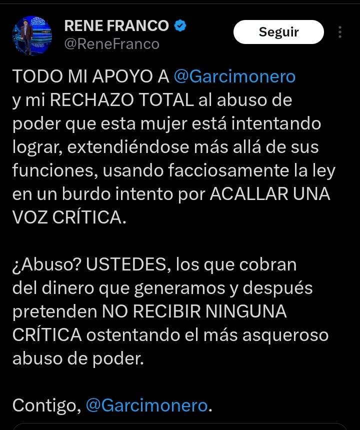 ¿Será igual que el monero?

...por algo lo defiende.