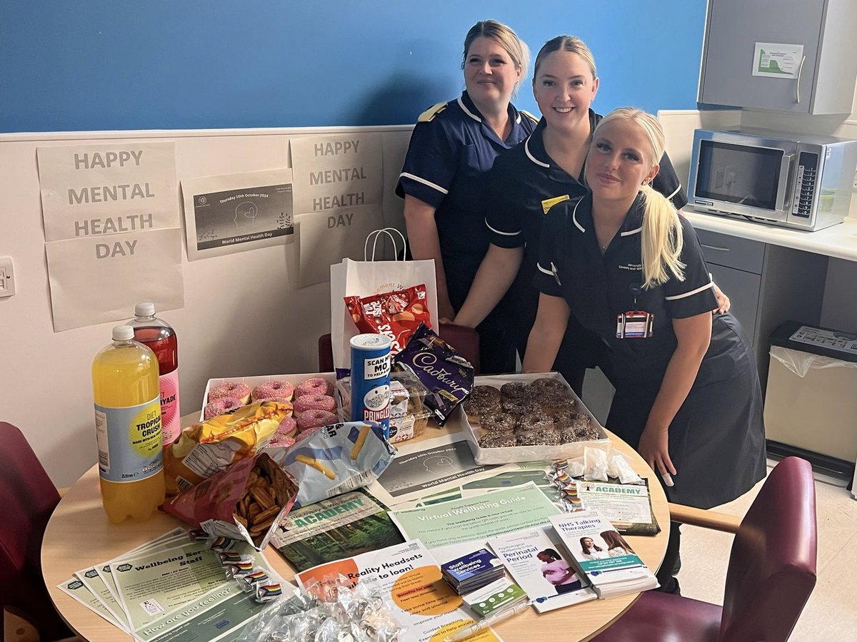 Liz (@liz_dean2020) on Twitter photo World Mental Health Day 2024
Thank you to the team for raising awareness and sharing some goodies with the staff
#teamEM
<a href="/MarieFogarty7/">Marie Fogarty</a> <a href="/DPeach22/">Daniel Peach</a> <a href="/DrEdHartley/">Ed Hartley</a> <a href="/nhsuhcw/">UHCW NHS Trust</a> World Mental Health Day 2024
Thank you to the team for raising awareness and sharing some goodies with the staff
#teamEM
<a href="/MarieFogarty7/">Marie Fogarty</a> <a href="/DPeach22/">Daniel Peach</a> <a href="/DrEdHartley/">Ed Hartley</a> <a href="/nhsuhcw/">UHCW NHS Trust</a>