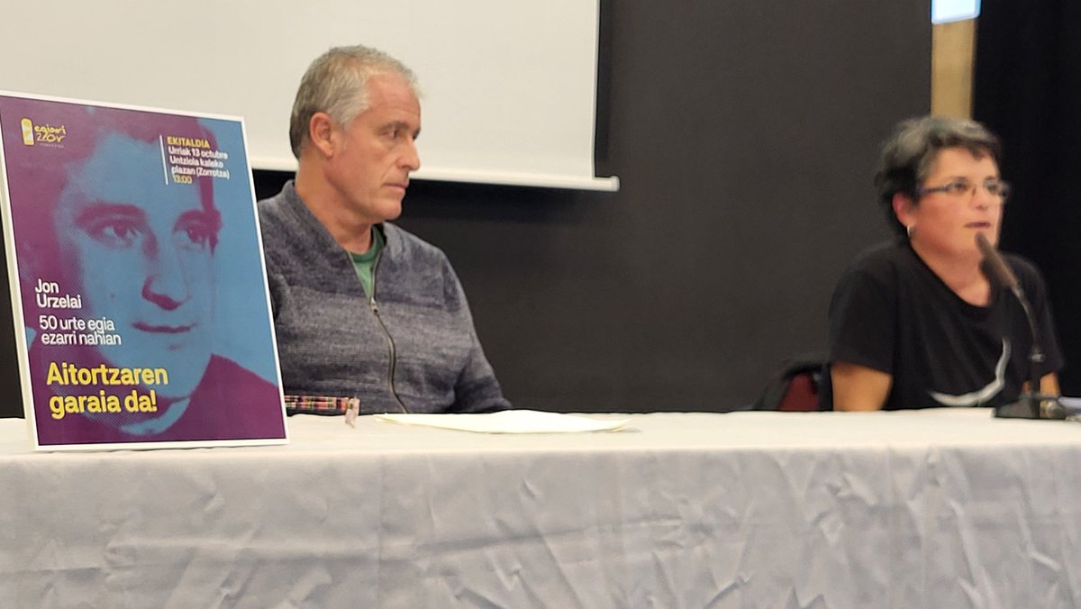 <a href="/EgiariZor/">Egiari Zor Fundazioa</a> .<a href="/EgiariZor/">Egiari Zor Fundazioa</a> Fundazioa a interpuesto una queja ante <a href="/Ararteko/">Ararteko - Defensoría del Pueblo</a> por la retirada del monolito de recuerdo en el Parque Jon Urzelai.

"El alcalde no se ha molestado en comprobar la versión parcial que ha ofrecido una asociación de víctimas."

#JonUrzelaiGogoan