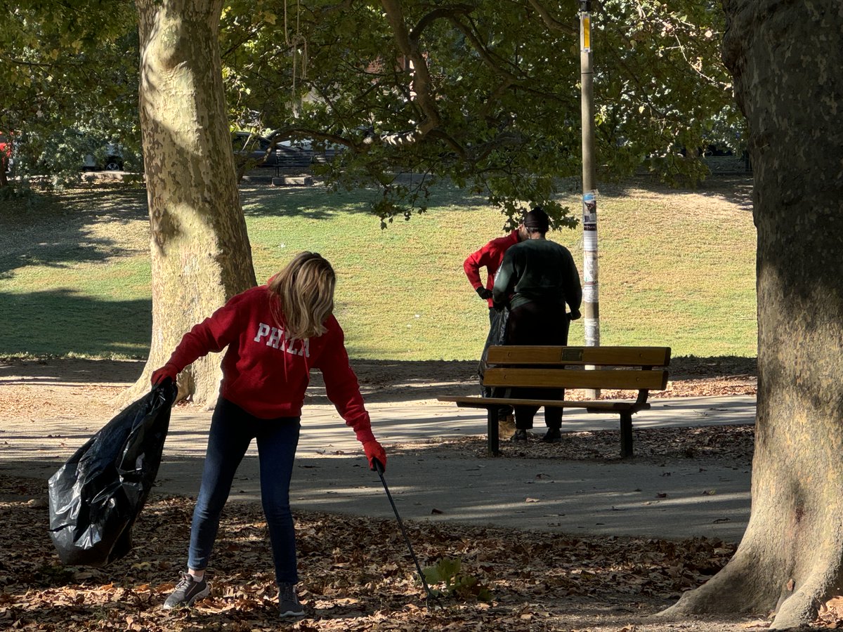 Today members of the UCD Green Team assisted over 50 volunteers from <a href="/campusapts/">CampusApts</a> in clean-ups at Clark Park and Cedar park as part of a "Bigger Campus" initiative and World Mental Health Day. Our thanks to the volunteers and to <a href="/UCDSafe/">UCD Clean and Safe</a>!