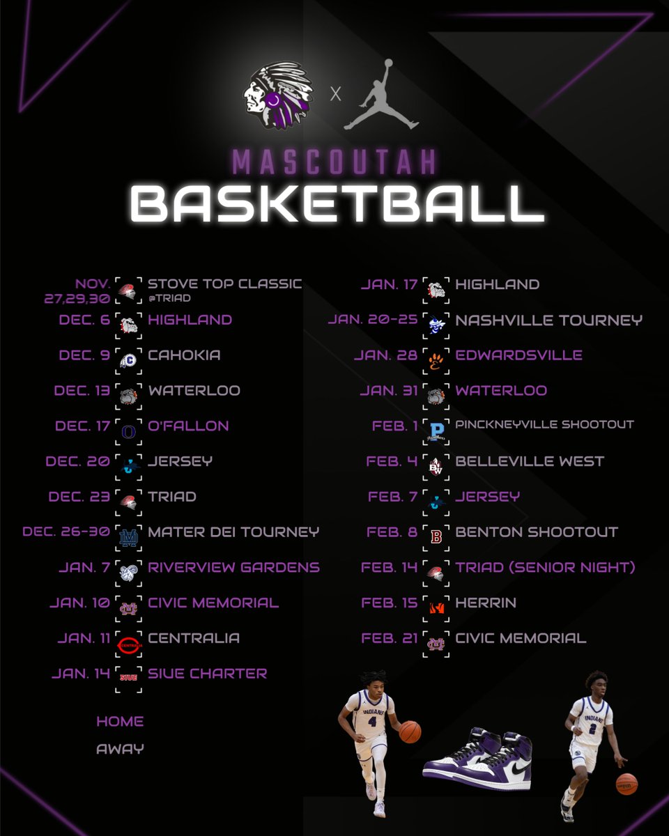 MascoutahHoops's tweet image. 🚨SCHEDULE ALERT🚨
Mark Your Calendars! 📅
#Indians | #WeOverMe | #LetsEat