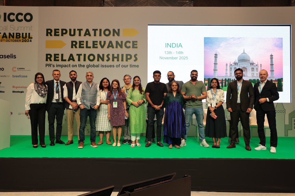 ICCO President Grzegorz Szczepanski officially announced that the #ICCOGlobalSummit 2025 will take place in India on November 13-14th.