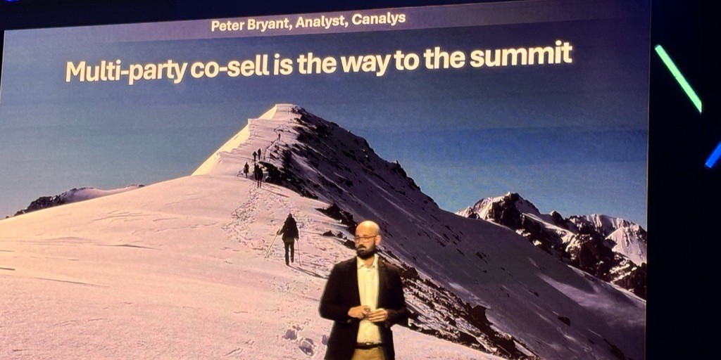 OmdiaHQ's tweet image. Cloud is no longer the hot tech—GenAI is now driving digital transformation as Boards demand quick ROI, slowing decisions and sales cycles, says Peter Bryant at #CanalysForums2024. Multi-party co-sell is the solution. #GenAI #Cloud