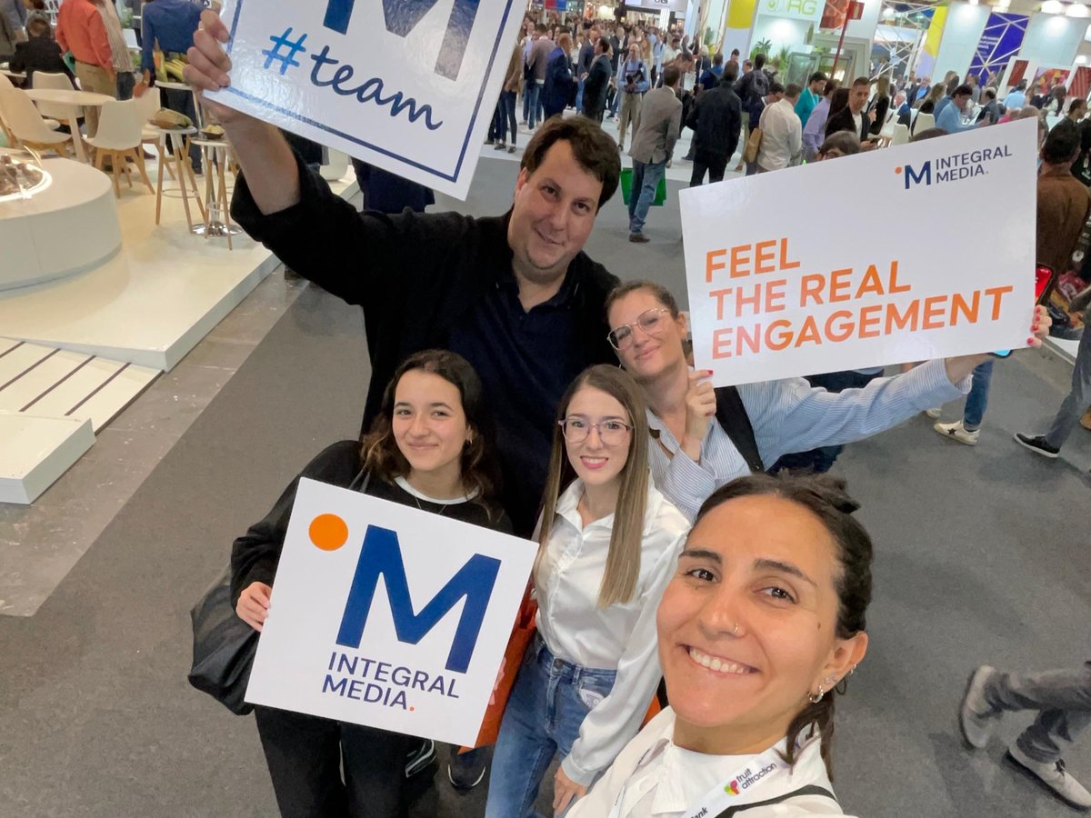 integralmediasl's tweet photo. 📢🆕 ¡El #IMteam más presente que nunca en 16ª edición de Fruit Attraction! 

Una edición que ha batido todos los récord: más de 100.000 visitantes y 2.146 empresas de 56 países 🚀🎉

#FruitAttraction2024 #IntegralMedia  #FruitAttraction #IMteam https://t.co/tapzvBBsKg