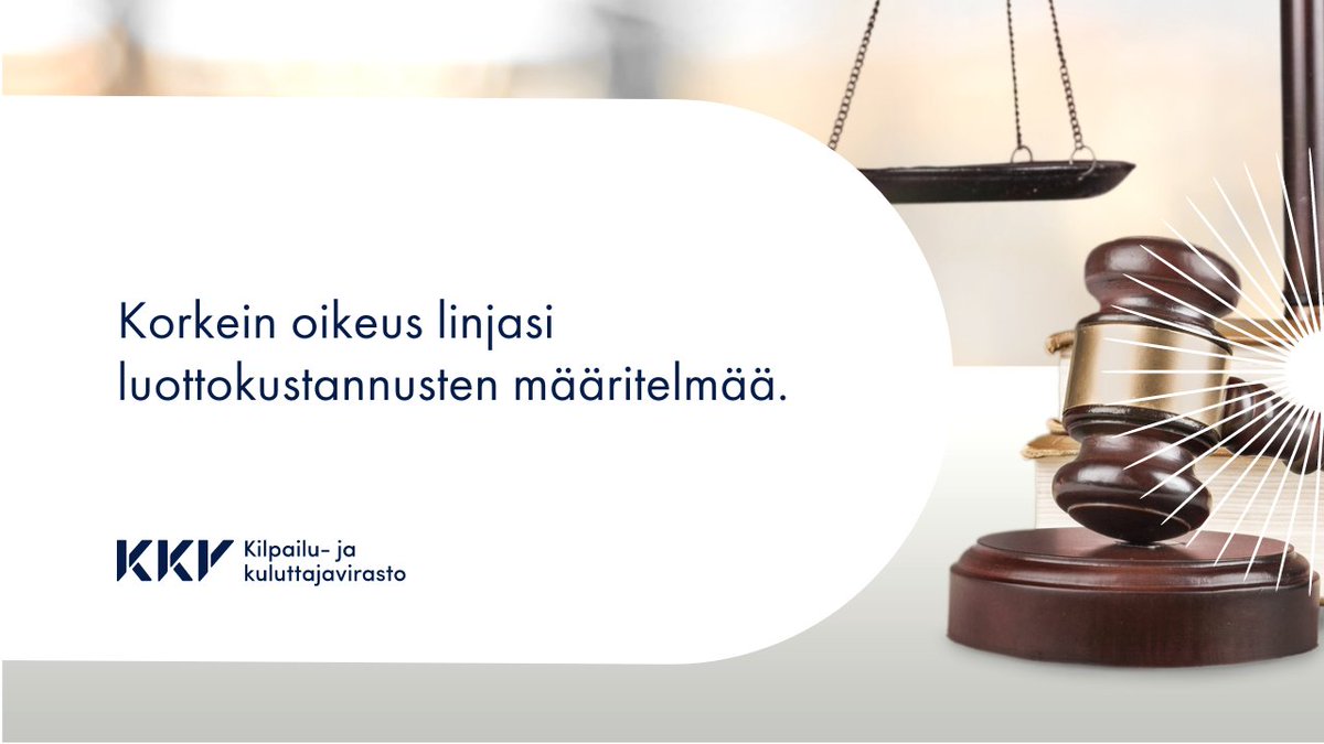 KKO tuomitsi Blue Finance Suomi Oy ja Bondora AS Suomen sivuliikkeen järjestelyt luoton todellisten kustannusten peittelemisestä. Kuluttajat joutuivat maksamaan ottamistaan luotoista enemmän kuin kuluttajansuojalain mukaan oli sallittua.⚖️

🔗 kkv.fi/ajankohtaista/…

#luotot