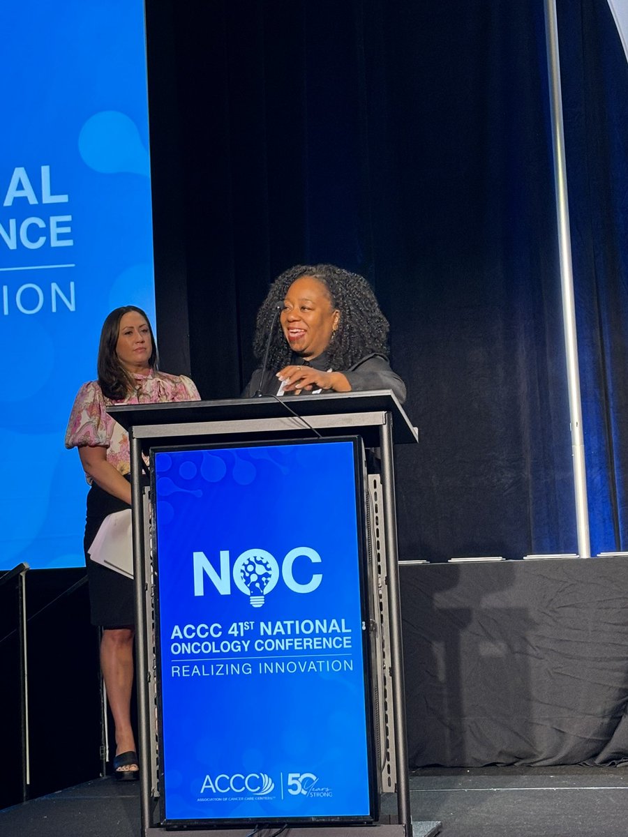 Kicking off <a href="/ACCCBuzz/">ACCC</a> with President <a href="/DrNJBarrett/">Nadine J. Barrett, PhD, MA., MS</a> and the innovator awards. So many great ideas presented this year!
