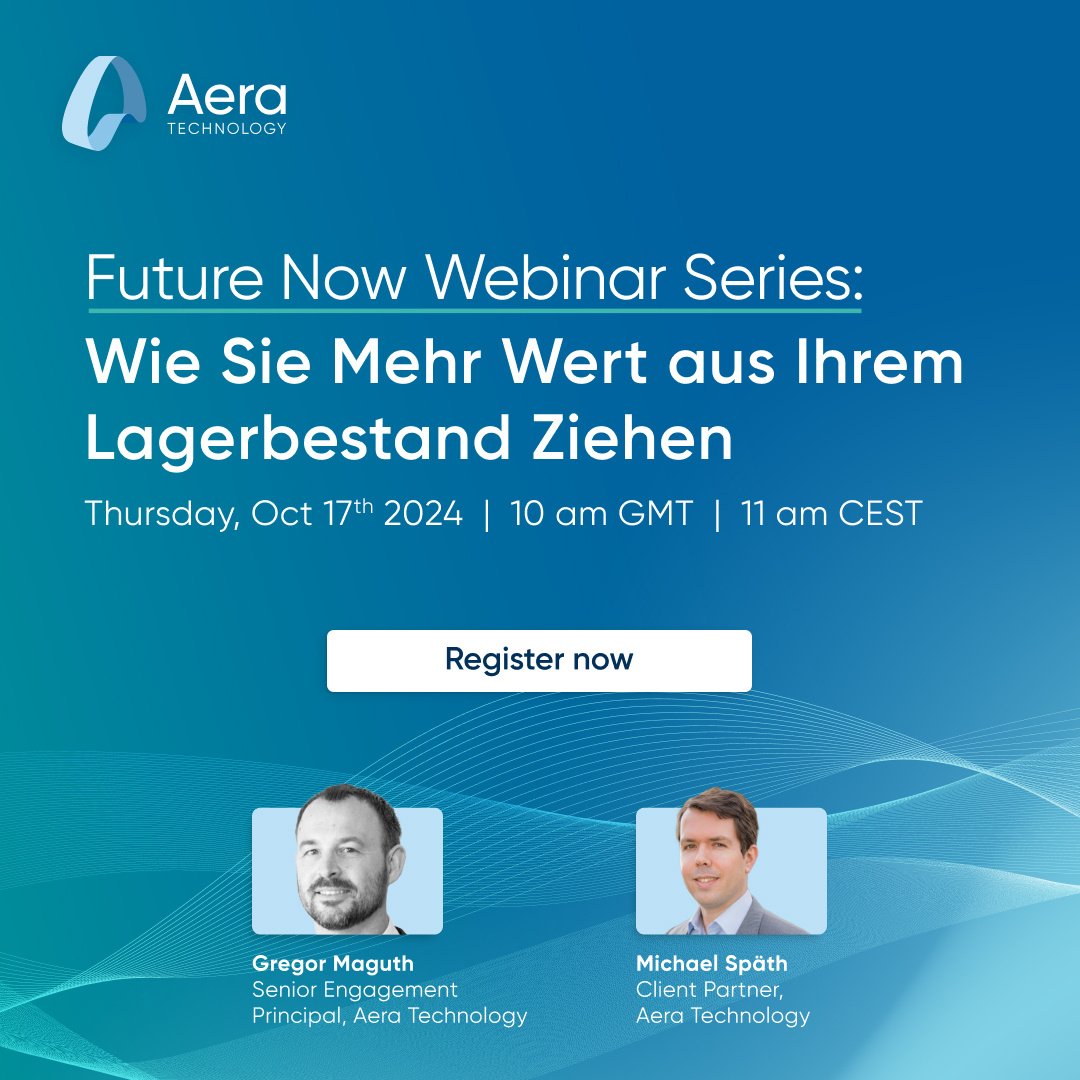 Servicegrad und Bestände ausbalancieren – und das mit #DecisionIntelligence! Seien Sie nächste Woche dabei, wie Next level Inventory Management geht und wie datengetriebene Entscheidungen dabei helfen. Keine Zeit? Anmelden und zur On-Demand Version!
