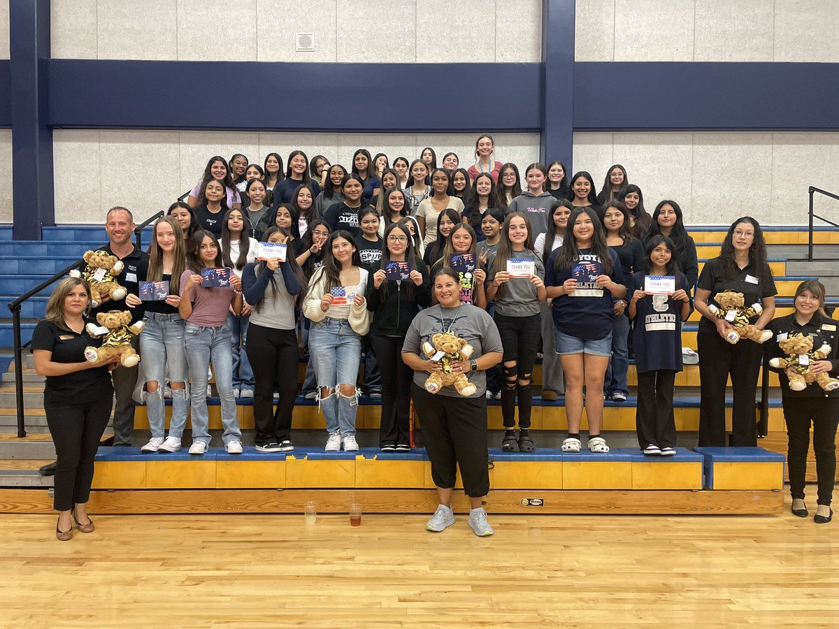 <a href="/NISDConnally/">Connally Coyotes</a> the volleyball teams were able to team up with the staff from <a href="/NeptuneSociety/">Neptune Society</a> for #operationgratitude to make care packages for our service men and women. Thanks for the opportunity! #serviceleadership <a href="/NISD_Athletics/">NISD_Athletics</a>