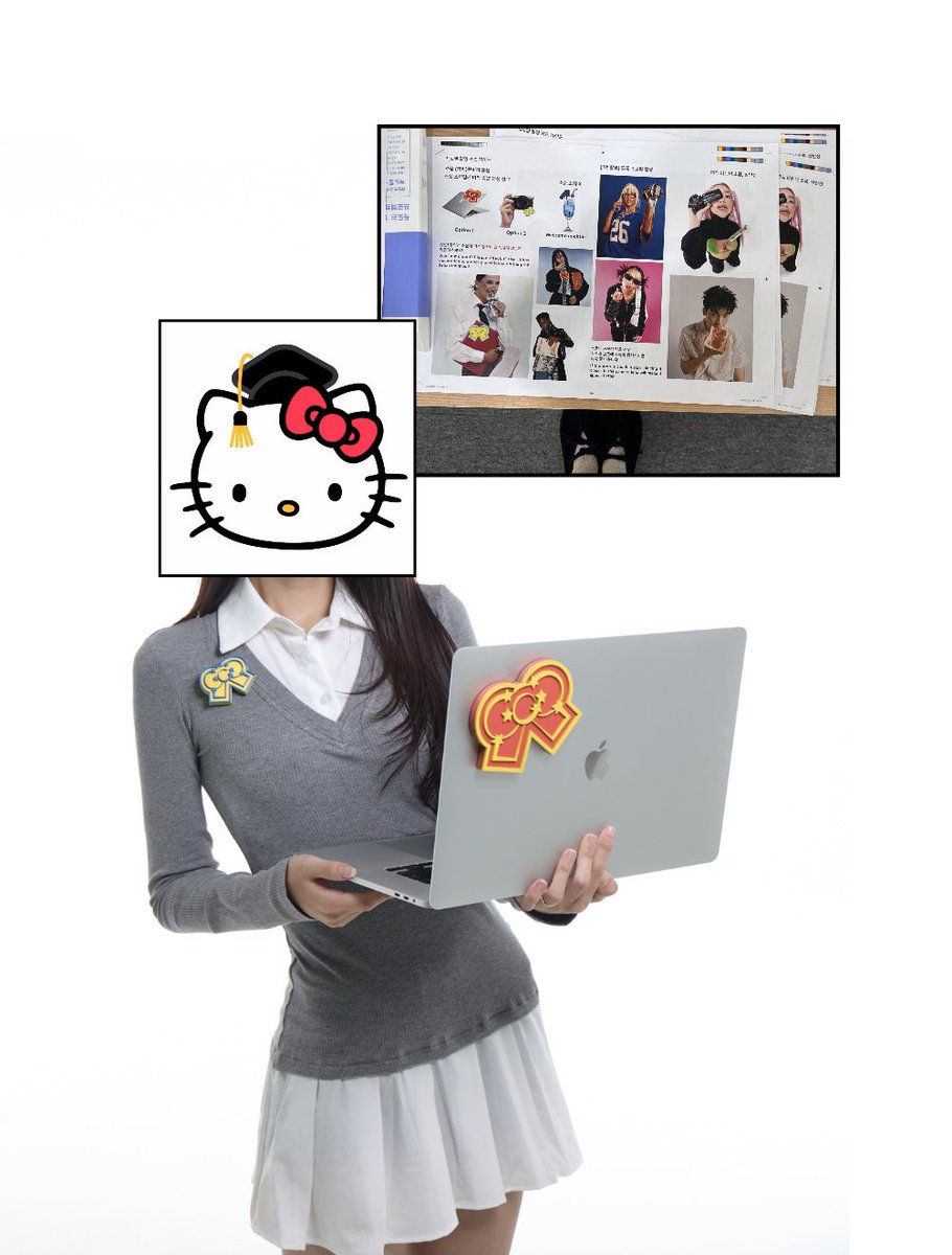 디자인과의 졸업사진이란 real MZ한것이다。
4년을 함께한 맥북과 함께 .. 💻🎓