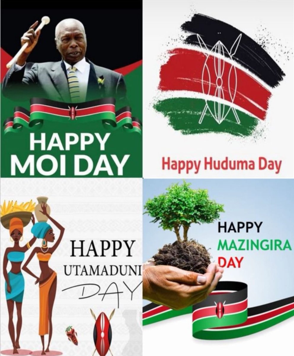 JOSEPHINEWAWIRA's tweet image. I guess, we’re still celebrating #UtamaduniDay.
Regardless, #HappyMazingiraDay from us.