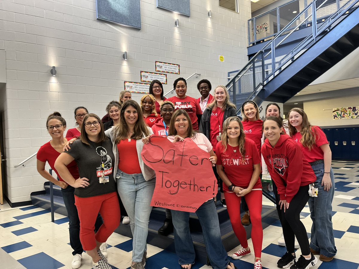 Westowne is Red for Ed! <a href="/BaltCoPS/">Baltimore County Public Schools</a> @ScottSRU9