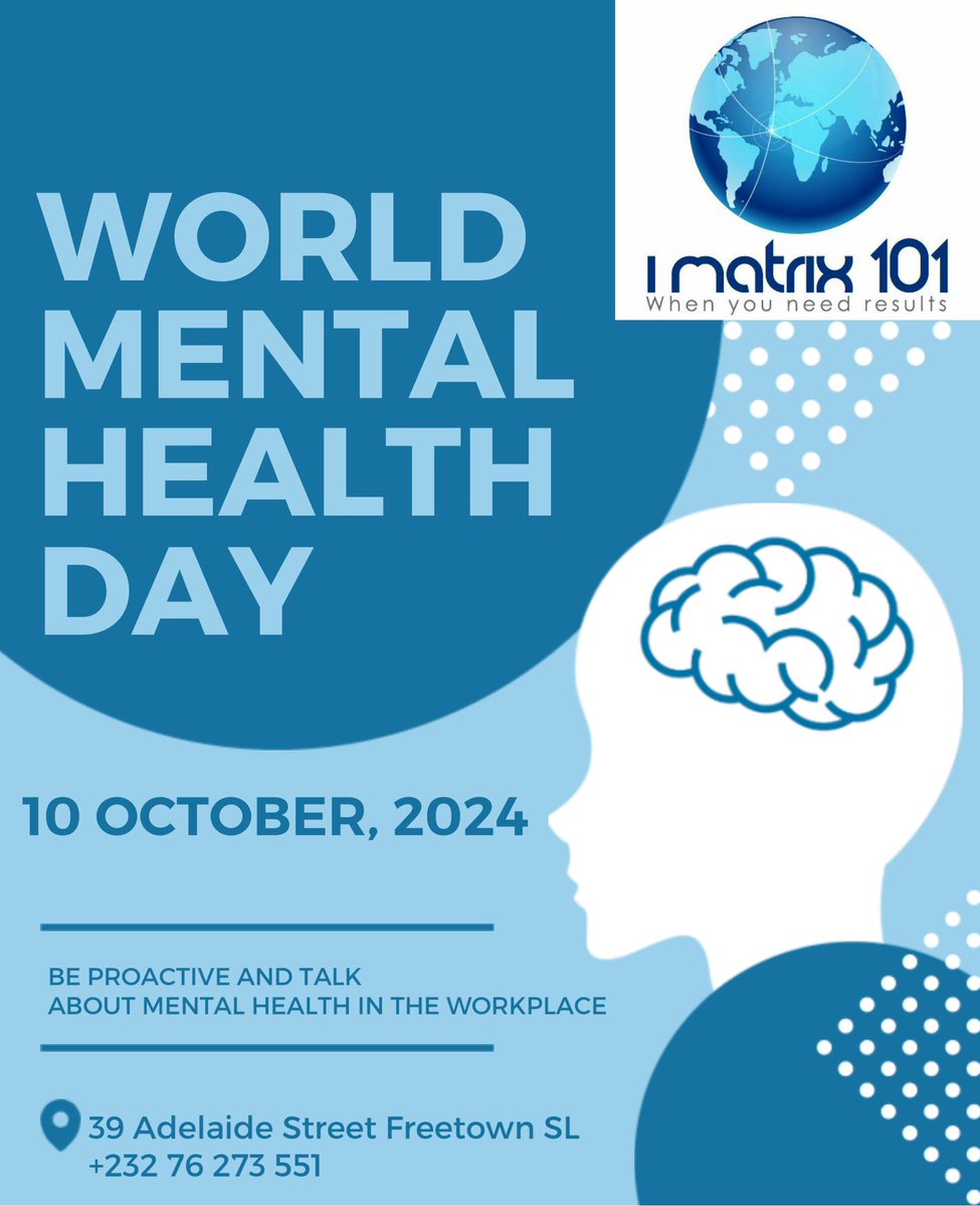 logistic_ships's tweet image. Always remember , it’s ok to say you’re not ok !
It’s never easy to recognize when someone is struggling in the workplace .. so let’s use today as a reminder to be a little more mindful ..
#mentalhealthawareness #mentalhealthatwork #imatrix101ltd #sierraleonean #logistics