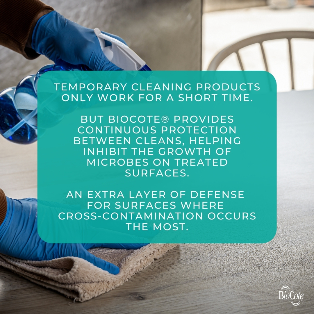 BioCote's tweet image. Cross-contamination can happen in the blink of an eye! Designed for in between cleans, BioCote® helps maintain a cleaner surface by actively reducing the growth of unwanted microbes.
🔍 eu1.hubs.ly/H0cZ3lV0

#CrossContamination #SurfaceHygiene