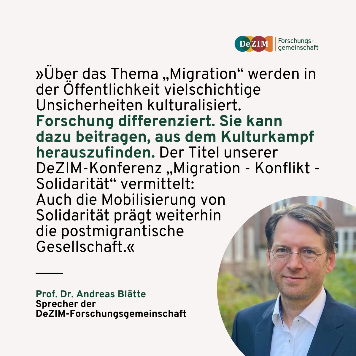 DeZIM-Institut (@deziminstitut) on Twitter photo Die DeZIM-Tagung 2024 widmet sich dem Spannungsfeld zwischen Politik und Forschung. <a href="/ablaette/">Andreas Blätte</a>, Sprecher der DeZIM-Forschungsgemeinschaft, betont: Forschung differenziert den Diskurs um Migration.
#DeZIM_Conference
Alle Infos zur Tagung🔗dezim-institut.de/veranstaltunge… Die DeZIM-Tagung 2024 widmet sich dem Spannungsfeld zwischen Politik und Forschung. <a href="/ablaette/">Andreas Blätte</a>, Sprecher der DeZIM-Forschungsgemeinschaft, betont: Forschung differenziert den Diskurs um Migration.
#DeZIM_Conference
Alle Infos zur Tagung🔗dezim-institut.de/veranstaltunge…