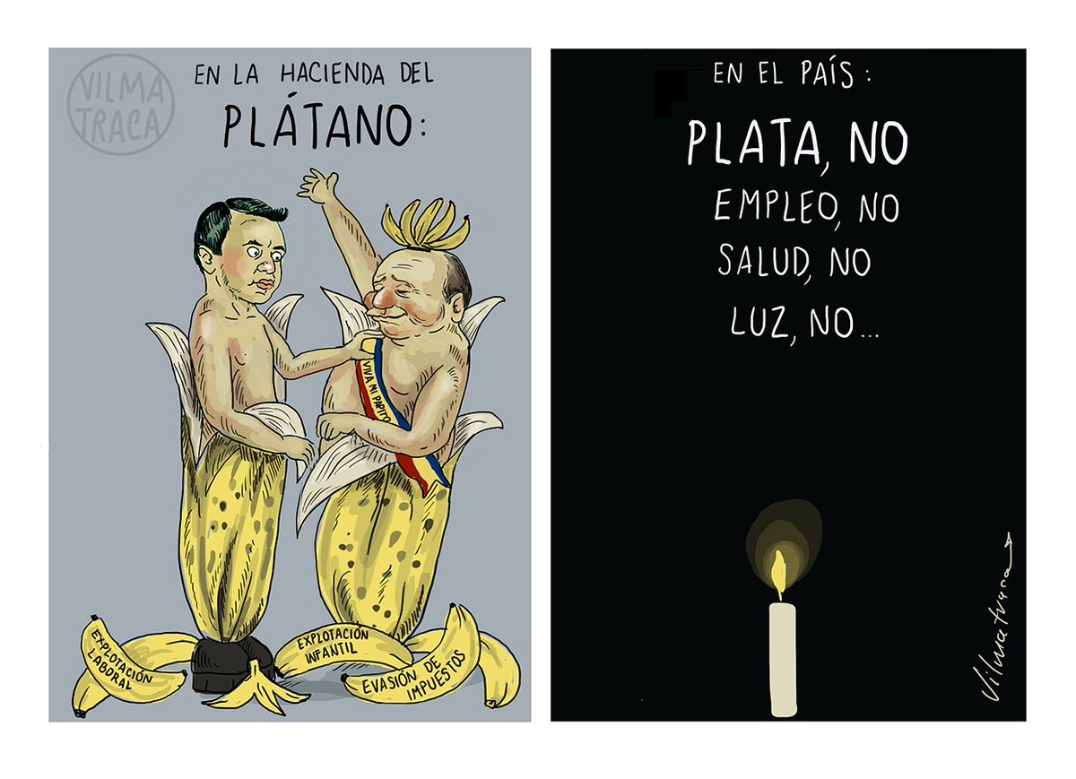 vilmavargasva's tweet photo. #CartonNoboa #Ecuador #Apagones #Vilmatraca https://t.co/axIcAEFrjI