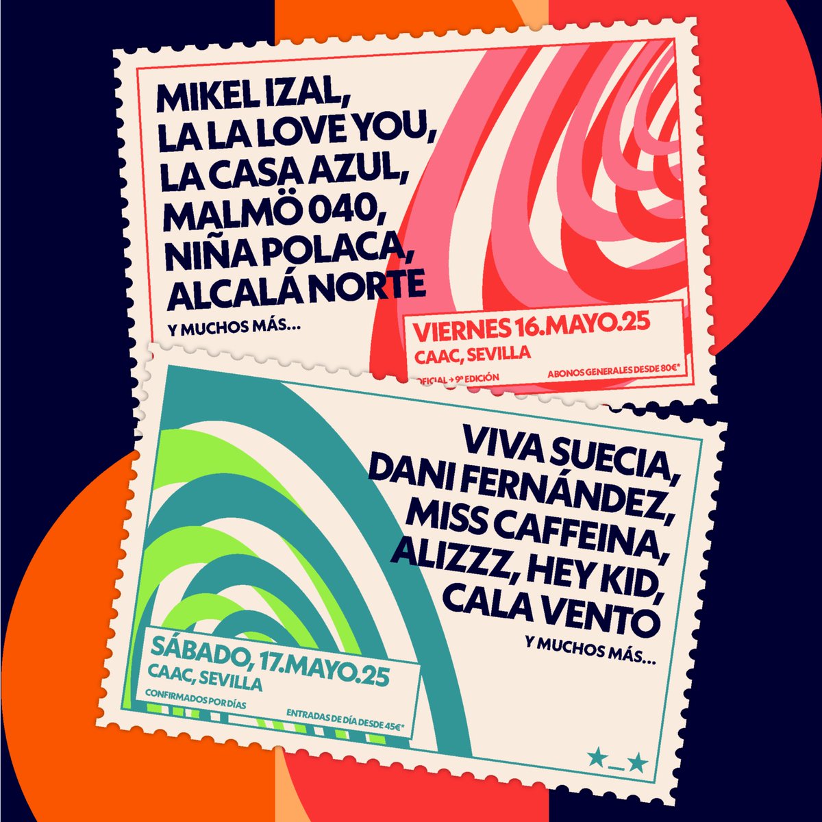 Nuestro concierto en <a href="/InterestelarSev/">Interestelar Sevilla</a> será el sábado 17 de Mayo.
😎