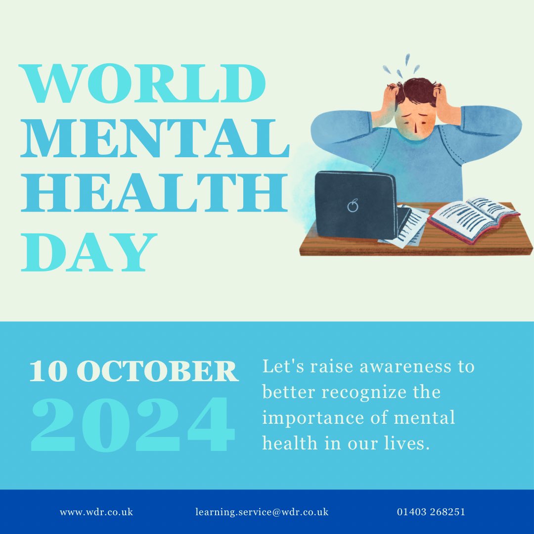 Today is World Mental Health Day! 🌎💚
A reminder that mental health is just as important as physical health. 

Let’s break the stigma, offer support and prioritise our well being. Remember, it’s okay to ask for help 🙇🏽‍♀️

#WorldMentalHealthDay2024