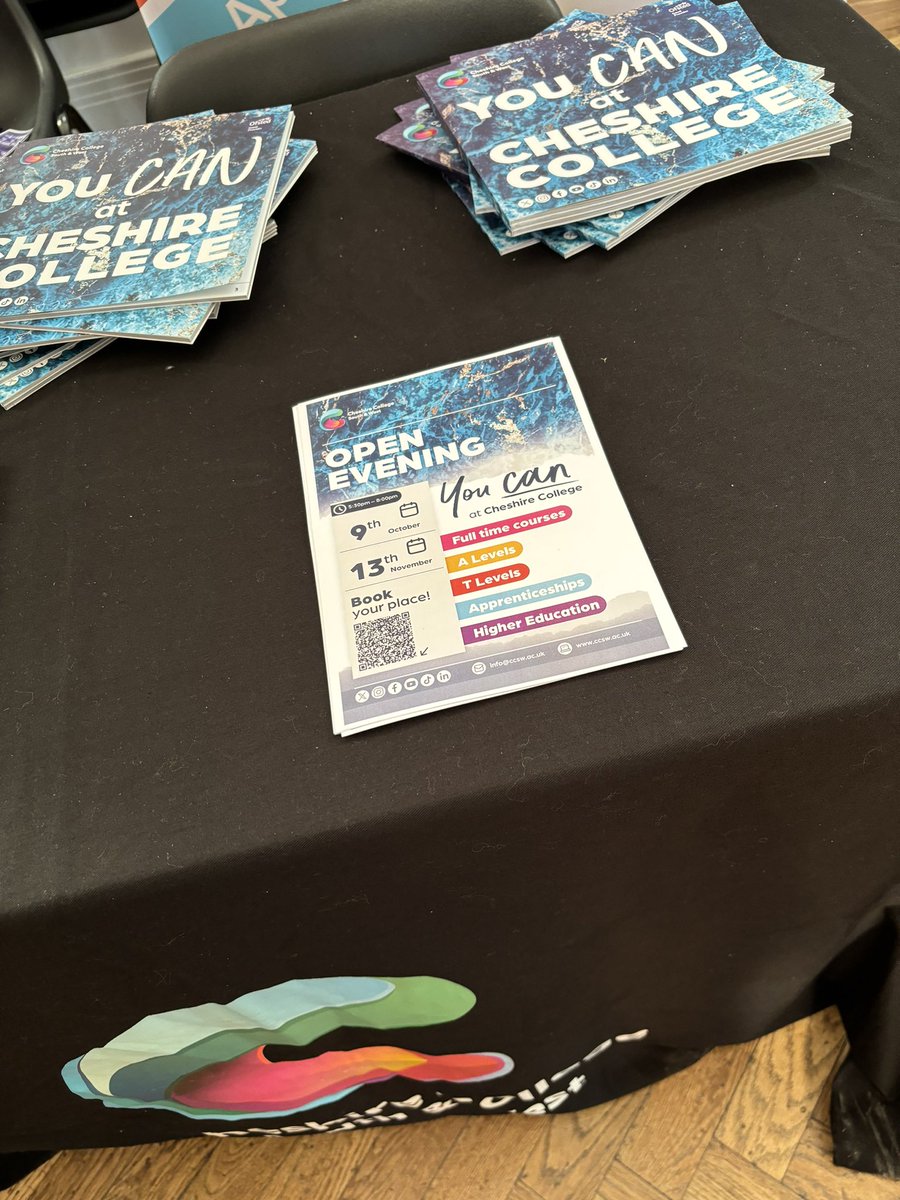 SchoolsCCSW (@ccswschools) on Twitter photo Having a busy day <a href="/PensbyHighSch/">Pensby High School</a> Careers Fair meeting lots of Y10 & Y11 pupils exploring opportunities <a href="/CheshireCollSW/">Cheshire College - South & West</a>
Hope to see some of you at our next Open Evening on 13th November! Having a busy day <a href="/PensbyHighSch/">Pensby High School</a> Careers Fair meeting lots of Y10 & Y11 pupils exploring opportunities <a href="/CheshireCollSW/">Cheshire College - South & West</a>
Hope to see some of you at our next Open Evening on 13th November!