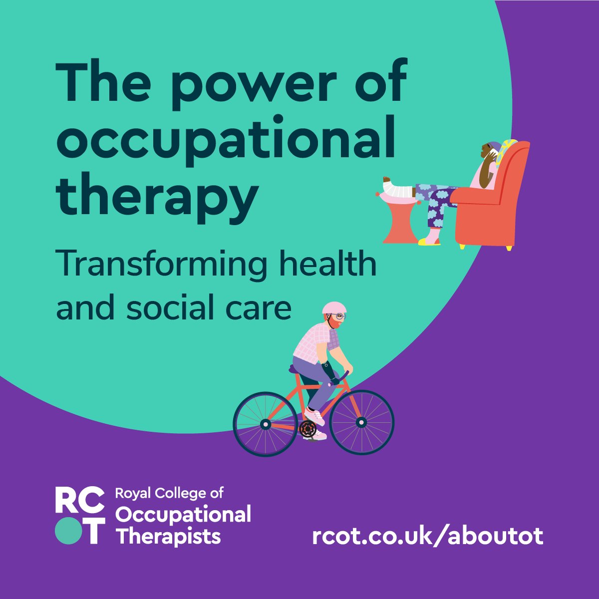 For #OTWeek24 and beyond, we'll celebrate 'The power of occupational therapy – transforming health and social care'! 💚

Download our new resources pack, full of content to help you raise the profile of occupational therapy: loom.ly/zmv2z_0