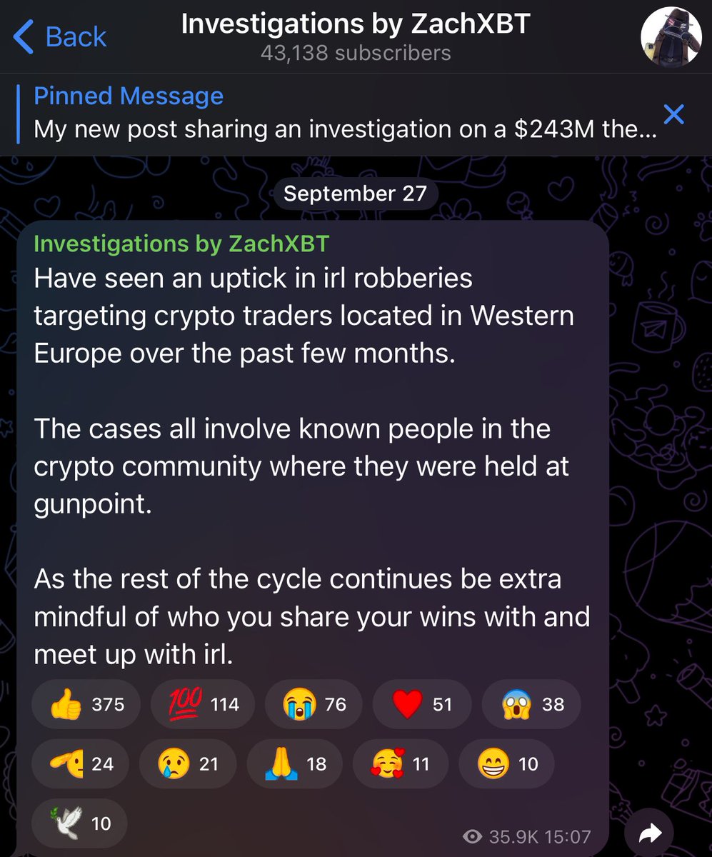 7/ While this is a cautionary tale and hopefully this will help lead to  arrests here are some measures you can take to protect yourself. >Avoid  sharing personal information or details about