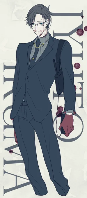 #10月10日は銃兎の日懐かしい絵でにぎやかさせていただく… 
