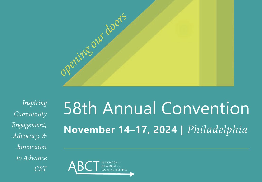 ABCT Addictive Behaviors SIG (@absig_abct) on Twitter photo Philadelphia here we come! We canāt wait for the Addictive Behaviors SIG meeting <a href="/ABCTNOW/">Association for Behavioral and Cognitive Therapies</a> on Saturday, 11/16 from 11:30am-1pm! Canāt wait to see our presenters and fellow AB SIG Members #AcademicChatter #AcademicTwitter #AcademicX Philadelphia here we come! We canāt wait for the Addictive Behaviors SIG meeting <a href="/ABCTNOW/">Association for Behavioral and Cognitive Therapies</a> on Saturday, 11/16 from 11:30am-1pm! Canāt wait to see our presenters and fellow AB SIG Members #AcademicChatter #AcademicTwitter #AcademicX
