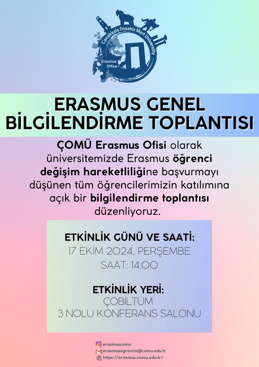ÇOMÜ İnsan ve Toplum Bilimleri Fakültesi (@comuitbf) on Twitter photo 