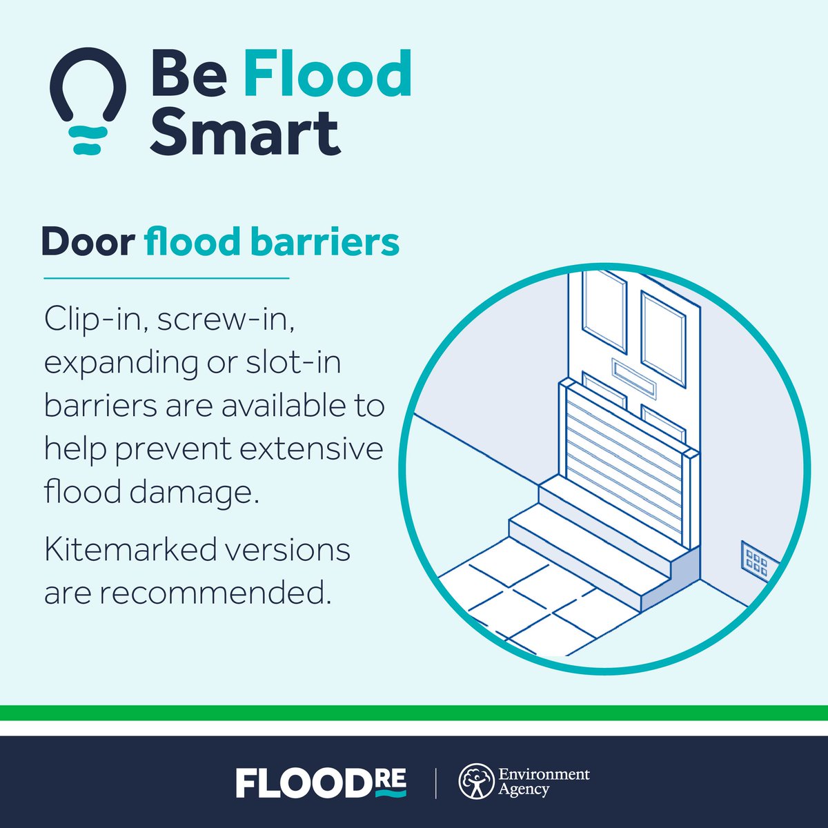#BeFloodSmart and find out about property flood resilience measures.

They can reduce the detrimental effects of flooding such as damage to your home and loss of precious belongings.

Find out more 📷 floodre.co.uk/be-flood-smart/