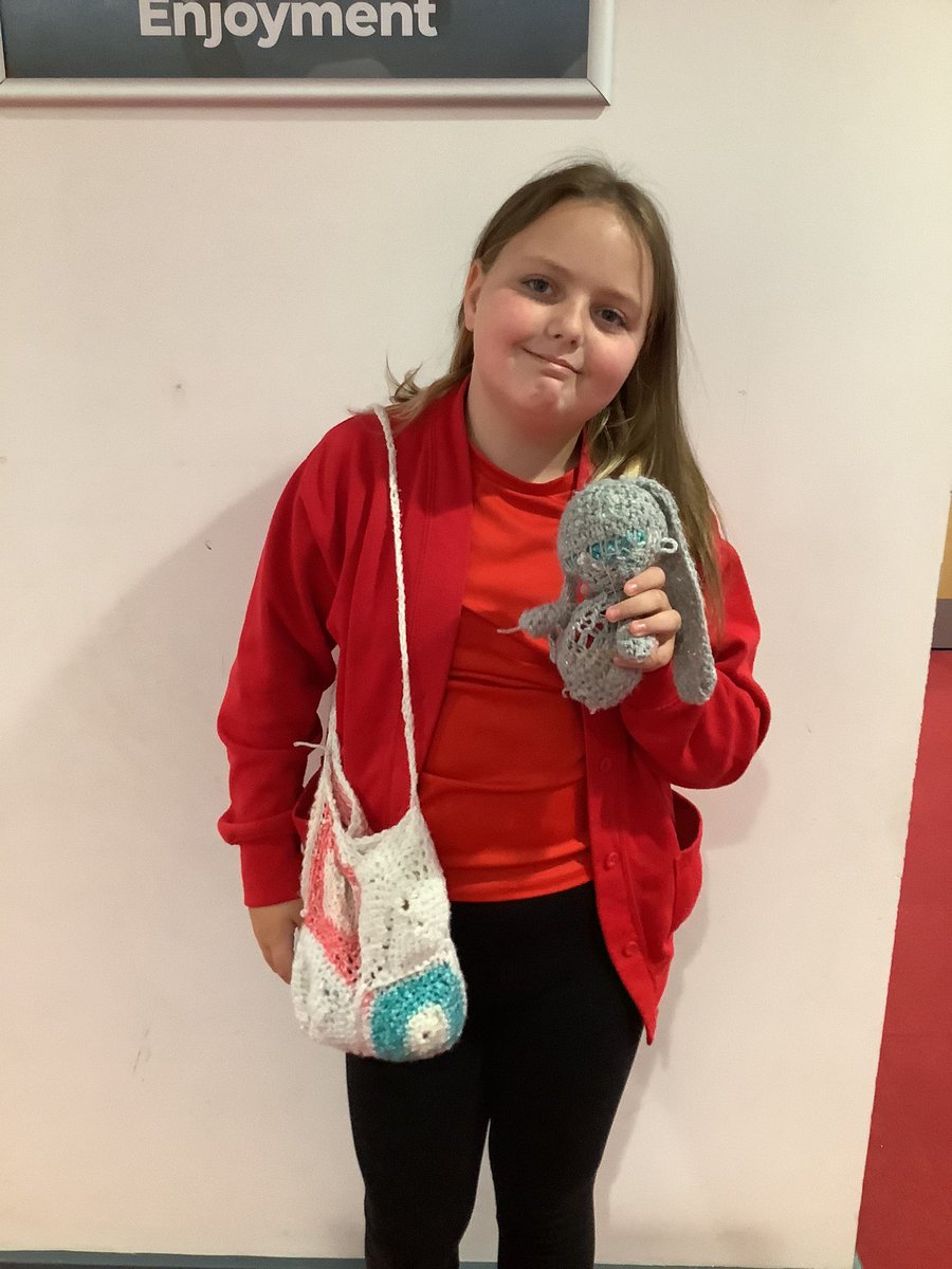 ChantryAcademy's tweet photo. Year 6 have been learning about sewing and have planned to sew a place mat or coaster. This young girl bought in her crochet items that she had made at home, they were amazing!
#Perserverance #Enjoyment https://t.co/ag0Myavft9