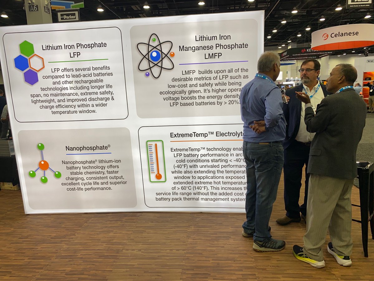 We've had great conversations with partners, customer customers, and future customers at The #BatteryShow2024. If you haven't had a chance to stop by, please swing by Booth 5422.