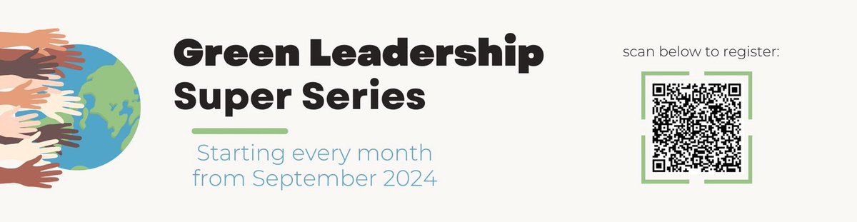 We only have a few spaces left on our Green Leadership Super Series next week!📢 

💡Part 2: Cultivating Green Solutions: Implementing Sustainable Improvements
🕐16th October, 10:00 - 12:00

Book via the QR code below ⬇️