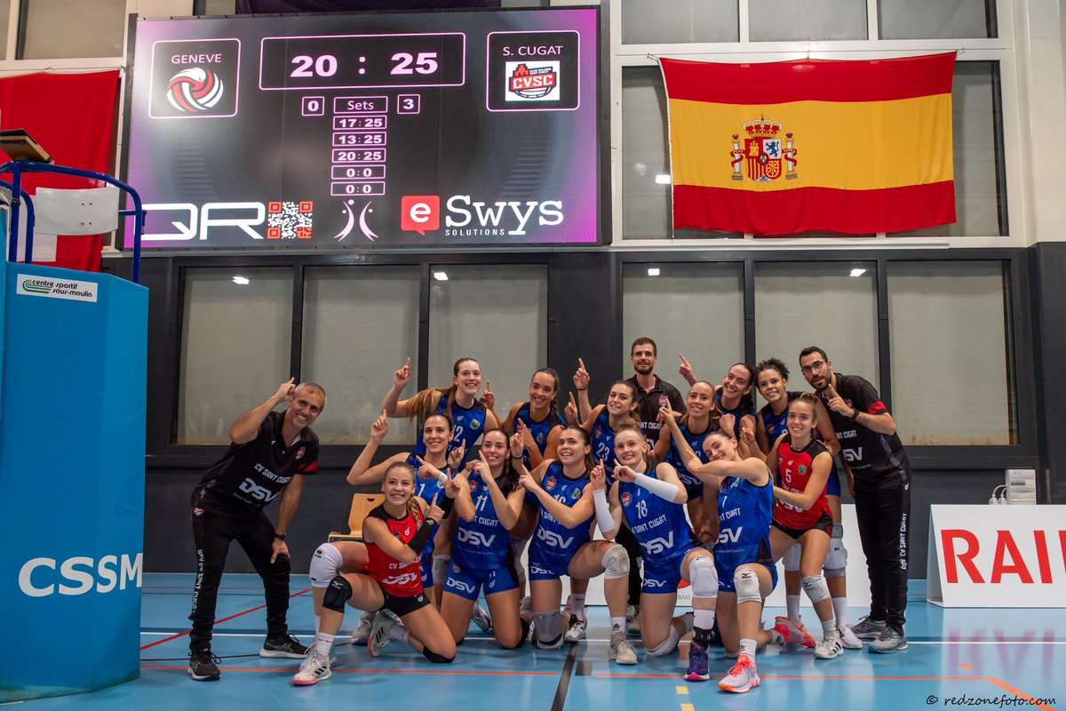 🇪🇺 La mallorquina <a href="/Gomii_8/">Gomi</a> guanya en l'anada dels 1/32 de final de #CEVChallengeCupW

☑️ Triomf per 0-3 del <a href="/VoleiSantCugat/">Voleibol Sant Cugat</a> de la líbero manacorina davant l'Infomaniak Geneve Volley 🇨🇭

👏🏽 Enhorabona!

#VoleibolDeCaNostra