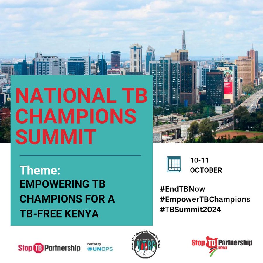 #Yes we can EndTB
<a href="/Amref_Kenya/">Amref Health Africa in Kenya</a>, <a href="/StopTBKe/">Stop TB Partnership Kenya</a>,<a href="/ypluskenya/">Y+Kenya</a>,<a href="/KenyaGigi/">Gigi Kenya</a>, <a href="/ekibuchi/">Evaline Kibuchi</a>,<a href="/nsdcc_kenya/">National Syndemic Diseases Control Council</a>, <a href="/Stephenshikoli1/">Stephen shikoli</a>, <a href="/erickokioma/">Erick Okioma</a>, <a href="/KELINKenya/">KELIN</a>, <a href="/wanameme/">wanameme</a>, <a href="/VivianFaith9/">Vivian Faith</a>, @faithmwende9151,<a href="/WanjikuMerci/">Mercy Wanjiku</a>
