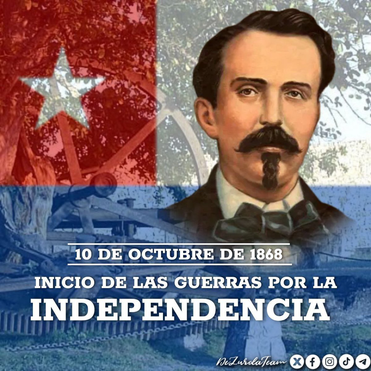 #BMCGuatemala🇨🇺. Hoy se conmemoran 156 años del Alzamiento de la Demajagua, inicio de nuestras luchas por la independencia de Cuba.
#UnaSolaRevolución
#TumbaElBloqueo 
#CubaPorLaVidas