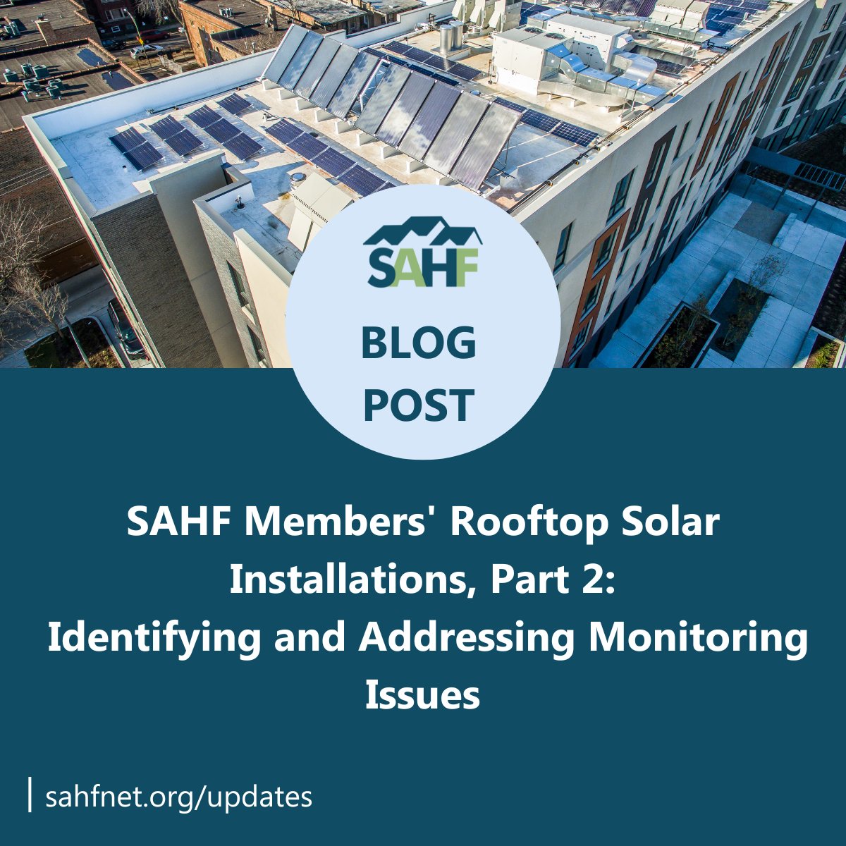 Check out SAHF VP of #Energy &amp; #Sustainability <a href="/lewestmoreland/">lauren westmoreland</a>'s latest blog on rooftop #solar projects by SAHF members! Explore installation insights, results &amp; best practices for boosting solar performance in #affordablehousing. Read more: sahfnet.org/updates/sahf-m…